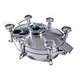 Overall view of Sangyie Technology's Hygienic SS Pressure manhole with sight tank cover